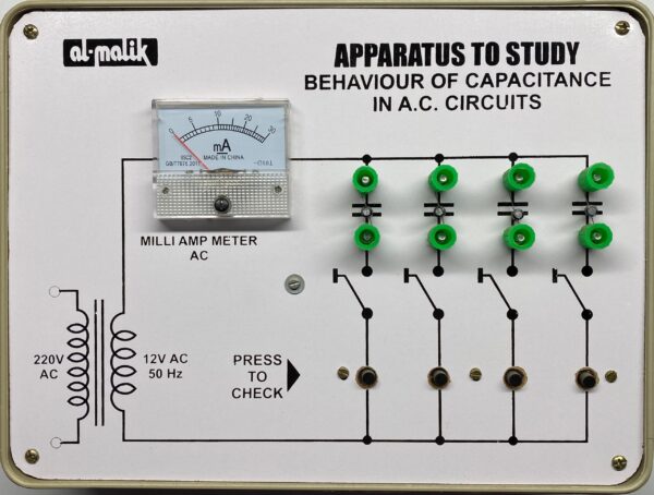 CAPACITANCE IN A.C CIRCUIT