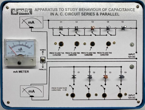 CAPACITANCE IN A.C CIRCUIT SERIES & PARALLEL