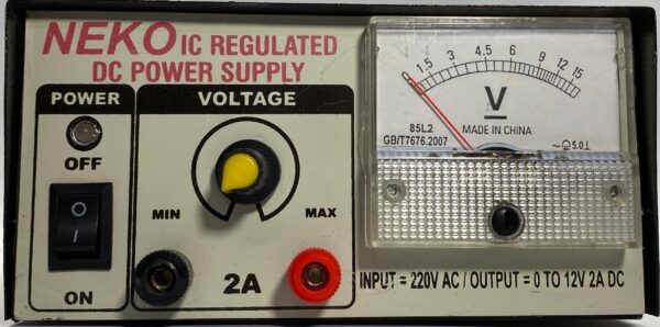 NEKO IC REGULATED POWER SUPPLY 0 TO 12V DC 2A